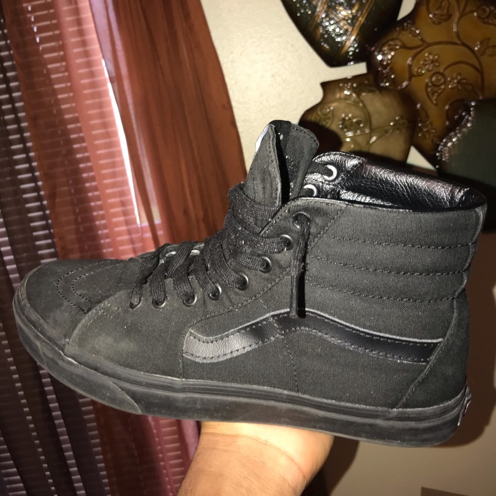 High top vans all black 11.5 men’s